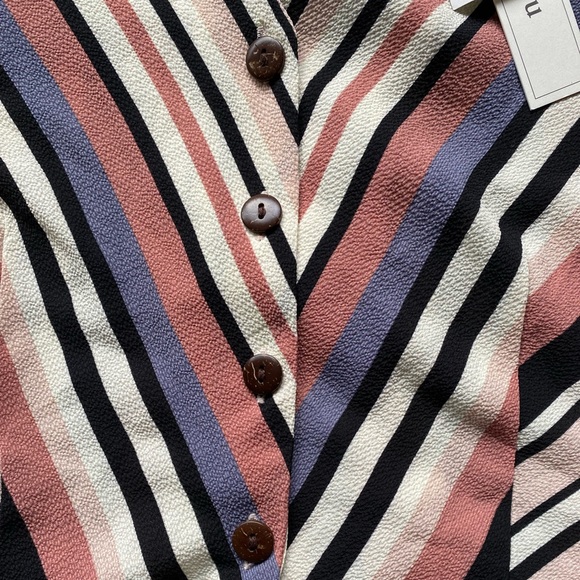 Striped Peplum Blouse from Marshalls - New with Tags - Picture 4 of 6